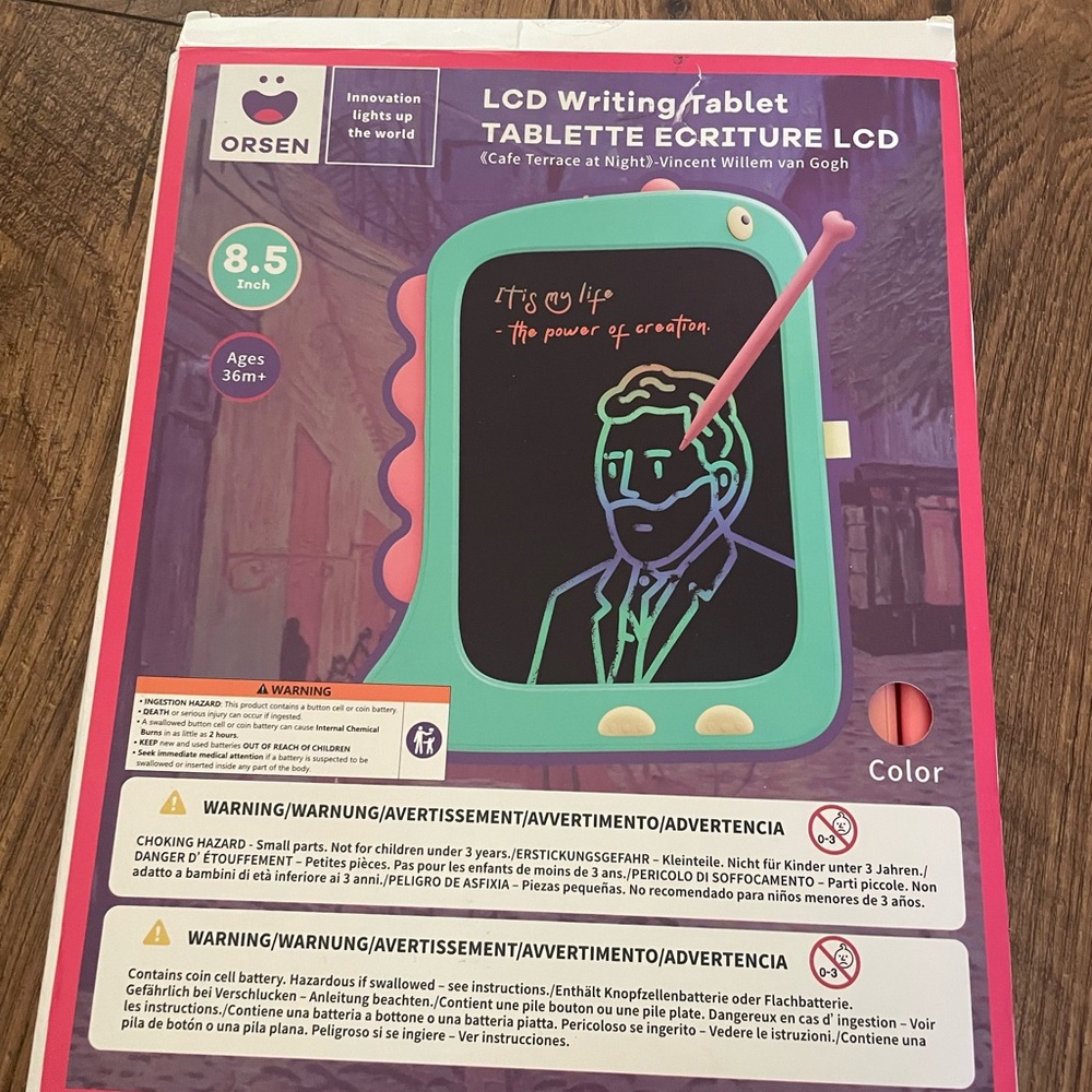 LCD Writing Tablet - Pink